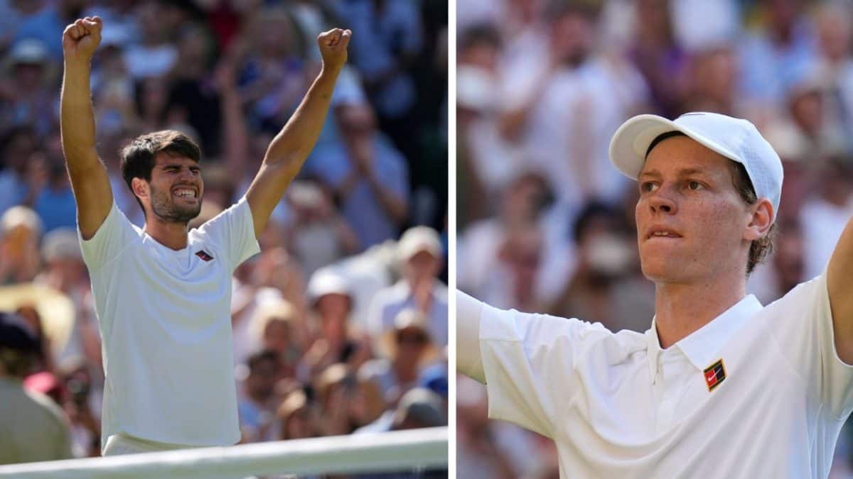 Carlos Alcaraz vs Jannik Sinner : 스릴 링크 다운에서 Wimbledon 2025 Final에서 기다리고 있습니다.